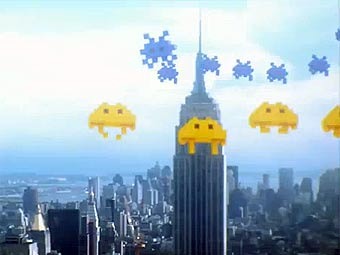 Кадр из мультфильма Pixels Кадр из мультфильма Pixels
